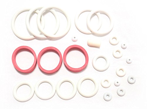 Bally Mr. and Mrs. Pacman Pinball White Rubber Ring Kit