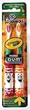 GUM Crayola Toothbrushes Pip-Squeaks Ultrasoft 2 Each