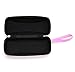 GU Angqi Elegant Portable Zipper Eye Glasses Sunglasses Hard Case Protector Box Pink