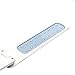 HeQiao Foldable Table Lamps USB Rechargebale LED Desk Lamps Touch-Sensitive Book Light for Office Home Kids Bedroom (3-Brightness, 180 Degree Rotation, Eye Protection) (Ivrory White)