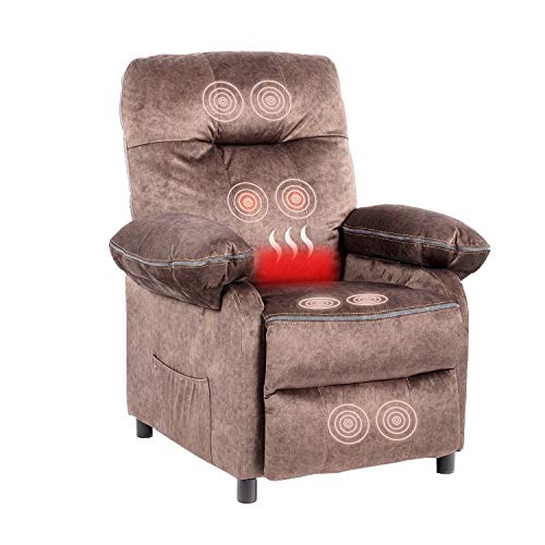 Blue Whale Fabric Recliner Chair for Living Room Adjustable Home