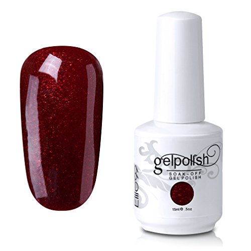 Qimisi Soak-Off UV LED Gel Polish Nail Art Manicure Lacquer Pearl Darkred Qimisi Soak-Off UV LED Gel Polish Nail Art Manicure Lacquer Pearl Darkred