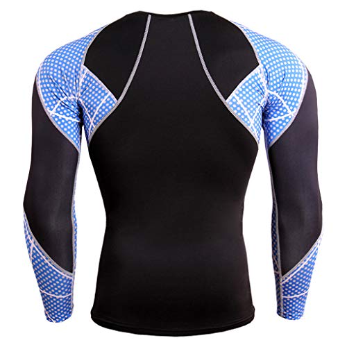 SSYUNO Men Sport Suit,Men Workout Leggings Fitness Sports Gym Running Yoga Athletic Jogger Sweatpants Tops