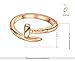 I's Rose Gold Plated Trust Love Nail Fashion Ring Holiday Gifts (7)
