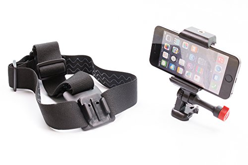 Ski Camera for Your Helmets, Beanies, & Hats. Fits Your Smartphone iPhone, Samsung Galaxy & More