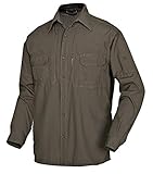 APRAW Men’s Quick Dry Travel Outdoor Shirts Waterproof Long Roll Sleeves UV Protection Hiking Fishing Camping