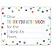 Fill in the Blank Thank You Notes for Kids - Confetti Polka Dot Flat Card and Envelopes - 4.25 X 5.5 Inches - Pack of 15