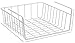 Under Shelf Basket Wire Rack - Easily Slides Under Shelves for Extra Cabinet Storage. Under shelf Baskets Allow You to Expand Pantry Space Without Adding Cabinets and Shelves. (Grayish White)