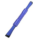 ISWEES Muscle Roller Stick - Great Massage Roller For Pain Relieve, Workout Soreness Recovery, Help with Cramps and Tight Stiff Muscle - 20.8 Inch Portable Dense EVA Foam (Blue)