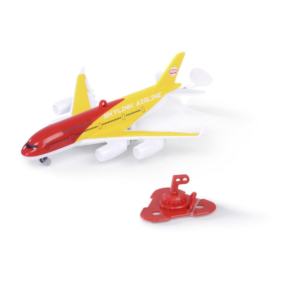 Dickie Toys - Ceiling Aeroplane (18 cm) Sky Flyer Battery Operated Ceiling Aeroplane with Suspension for Ceiling Toy Children from 3 Years, Multicoloured