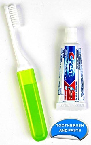 Dental Source Travel Toothbrush and Crest Toothpaste Kit, by Dental Source