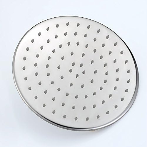 Purelux 10 inches Rainfall Shower Head - Made of Full Stainless Steel, 10 YEAR WARRANTY
