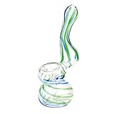 Glass Water Bubbler 4.5 Inch Made in the USA (Colorful)