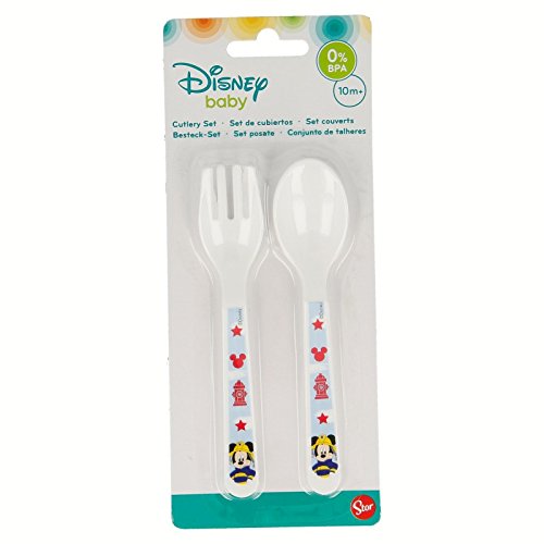 Generique Set De Couvert Plastique Pour Bebe Mickey Pompier Disney 177 Fourchette Cuillere Enfant Repas Le Repas De Bebe Vaisselle Dwteam In