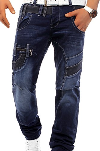 Para hombre pantalones vaqueros ID577 de gran tamaño ajuste