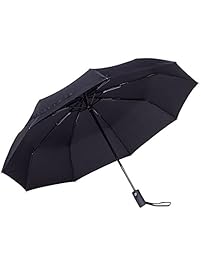 Rain-Mate Compact Travel Umbrella - Windproof, Reinforced Canopy, Ergonomic Handle, Auto Open/Close Multiple Colors