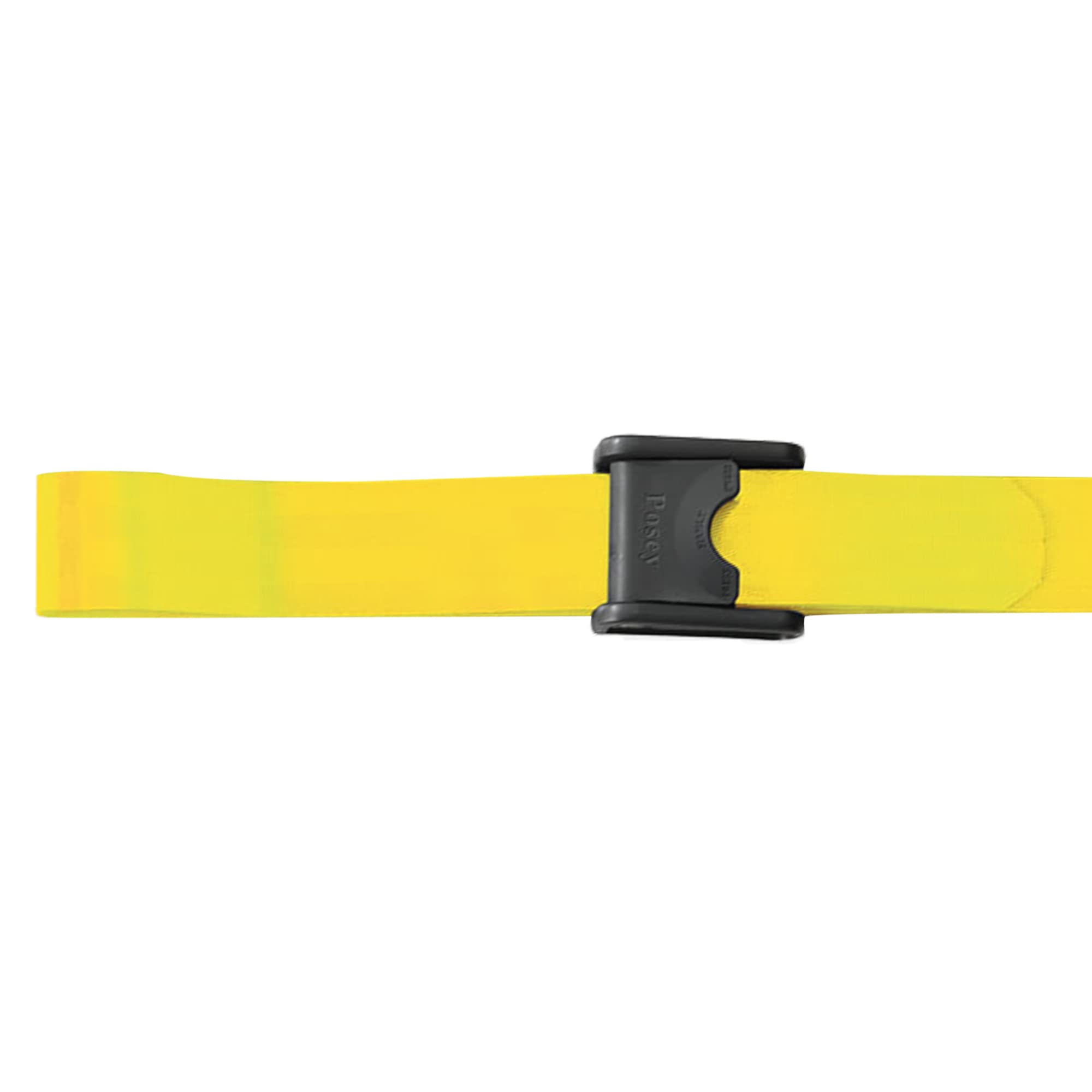 Posey 6546Y Premium EZ Clean Gait Belt With Spring-Loaded Buckle, Yellow, 60