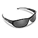 RIVBOS Polarized Sports Sunglasses Driving Glasses Shades for Men Women TR90 Unbreakable Frame for Cycling Baseball RB831 (840-black&Grey Coating Lens)