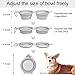 LumoLeaf Collapsible Dog Bowl, Large, BPA Free Silicone, Adjustable Size, 40 oz Capacity, Easy to Clean, Foldable, Portable, Ideal for Travel, Hiking, Crate Training