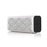 Braven BLUXABP Braven Lux Portable Wireless Bluetooth Speaker [12 Hr Playtime][Water Resistant] Built-in 1400 MAh Power Bank Charger - Pearl