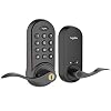 Hugolog Latchbolt Lock Electronic,Keyless Entry Door Lock, Keypad Door Lock with Handle, Easy to Install High Security…