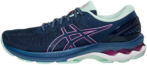 asics gel kayano 27 mako blue hot pink