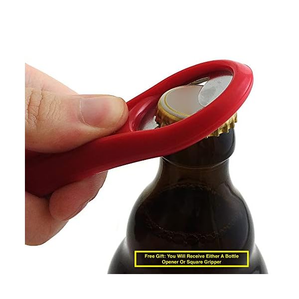 New-Jar-Opener-2-Yr-Warranty-Rated-No1-Kitchen-GadgetAid-to-Remove-Stubborn-LidsCaps-and-Bottle-Tops-Designed-for-Weak-Hands-Seniors-Arthritis-for-Elderly Chef Remi Jar Opener & Non-Slip Gripper | Bottle Opener for Lids & Caps - Jar Opener is Sturdy for Weak Hands, Arthritis…