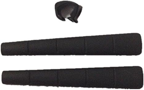 BLACK Frame Clip& Rubber Sleeve/Arms for Oakley M Frame 2.0 Ballistic SI