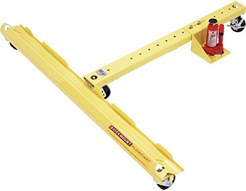 QuickMount Snowplow Cart - Universal Cart with Bottle Jack