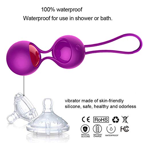 2 in 1 Kegel Exercise Weights Kit Ben Wa Balls Kegel Balls for Women Beginners, Silicone Wireless Remote Control Massager Rechargeable & Waterproof, Bladder Control & Pelvic Floor Exercises in Saudi Arabia | 2 in 1 Kegel Exercise Weights Kit Ben Wa Balls Kegel Balls for Women Beginners, Silicone Wireless Remote Control Massager Rechargeable & Waterproof, Bladder Control & Pelvic Floor Exercises in Saudi Arabia |