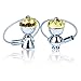 Troika Little King and Little Queen Keyrings Gift Set (KR938CH), Multicolour, 12cm