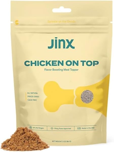 JINX PREMIUM FREEZE-DRIED DOG FOOD TOPPERS, CHICKEN ON...