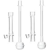 Oberni Sippy Cup Replacement Weighted Straw + Valved Spout, Suitable for OBN-2661 Series Water Bottle, Pack of 2