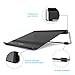 Laptop Stand, OMOTON Adjustable Multi-Angle Aluminum Notebook Computer Stand, Fits MacBook and Laptops up to 17 inches, Black