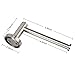 HOMEIDEAS Toilet Paper Roll Holder SUS304 Stainless Steel Bathroom Tissue Paper Holder Wall Mount, Brushed Finish