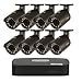QSee 8 Channel 1080p HD Security System with 1TB Hard Drive, 8 1080p Bullet Cam