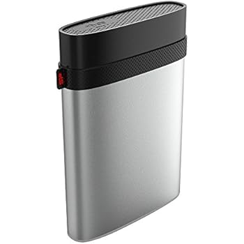 Silicon Power 1TB PS4 Xbox Compatible Type C USB 3.0 Rugged Armor A85 Military Grade IP68 Shockproof / Waterproof External Portable Hard Drive for PC and Mac, 2.5", Silver (SP010TBPHDA85S3SAZ)