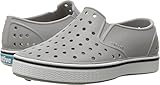 Native Kids Shoes unisex-baby Miles Water Shoe,pigeon grey/shell white,6 Medium US Toddler