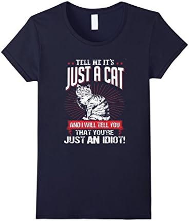 Women's just a cat XL Navy