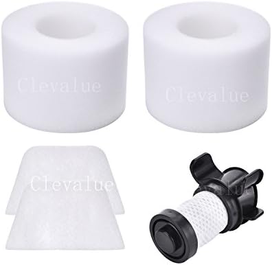 Shark IONFlex vacuums 2 Foam & Felt Filter + 1 HEPA Filter Replacement Parts for IF100 IF150 IF160 IF170 IF180 IF251 IF200 IF201 IF202 IF205 Series