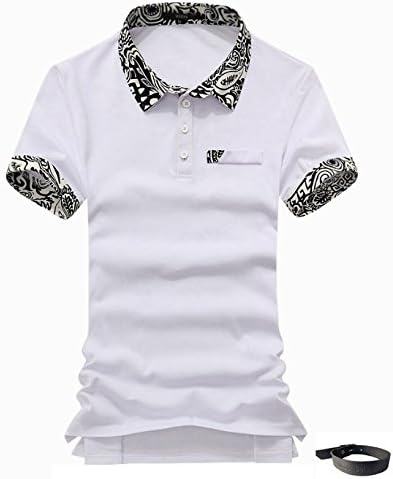 Amazon Co Jp ハーバーセレクト Harborselect Ppg 14 ポロシャツ メンズ ブランド 半袖 カラー 花柄 ｍ ホワイト 服 ファッション小物