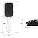 Detangling Cushion Hairbrush Wet and Dry Hair Comb for All Hair Types Rock Band Design