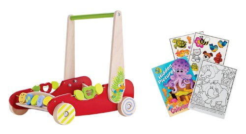 hape wooden stroller