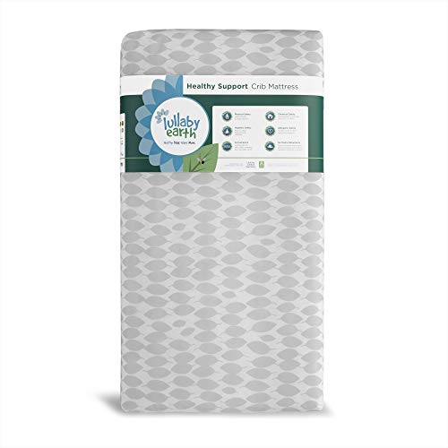 Lullaby Earth NonToxic Baby Crib Mattress Leaf 100 Waterproof No