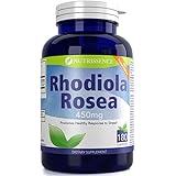 Rhodiola Rosea Supplement – 180 Capsules 450mg Golden Root Extract – Nutrissence