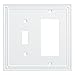 Franklin Brass W35063-PW-C Classic Beaded Switch/Decorator, White