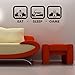BooDecal 36 Inches x 13 Inches Eat Sleep Game Wall Decal Gaming Wall Stickers Joystick Playing Wall Decals Vinyl Decoration Wall Mural