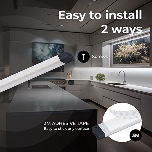 EShine Hand Wave Activated Under LED Lighting Kit, Dimmable, 3