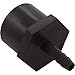 Hose Barb, Del Ozone Iu-201/206/211, Black, for Injectors