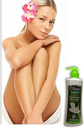 LISSIA-Embrion de Pato Locion para el cuerpo. Aplicar despues del bano diario. Altamente humectante 450ml/ 15.3oz Embryo Duck body cream. Use after shower. it leaves body moister and shine.